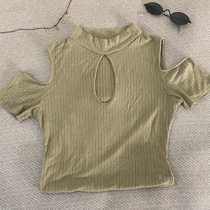 Olive green body suit